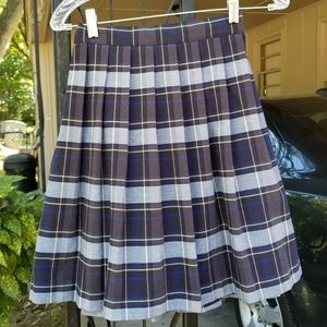 Plaid uniform  skirt